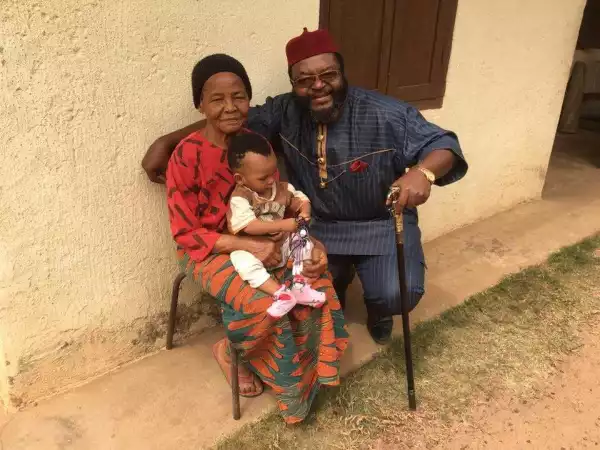 Ex-Polish Lawmaker Visits Old Woman Who Helped Him While Growing Up In Abia. PICS